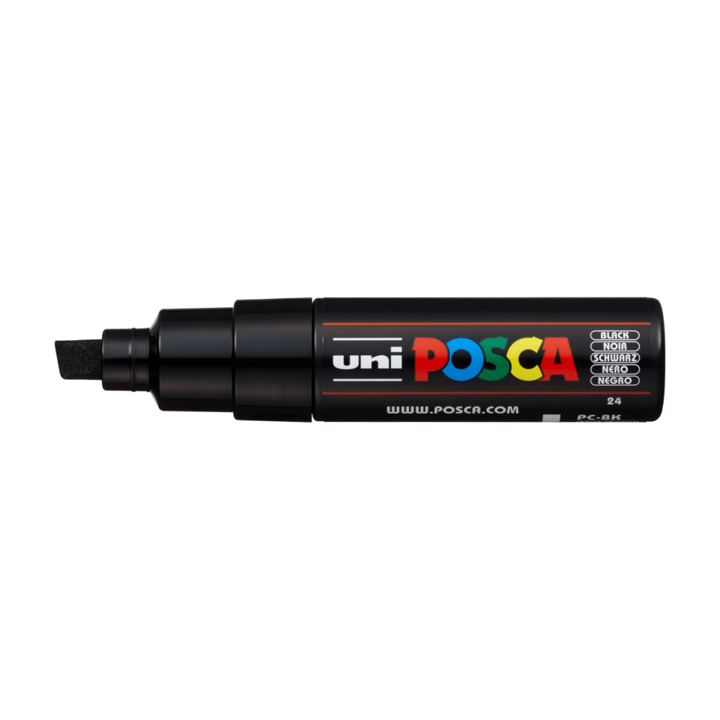 Akrylový fix Posca PC-8K: Black