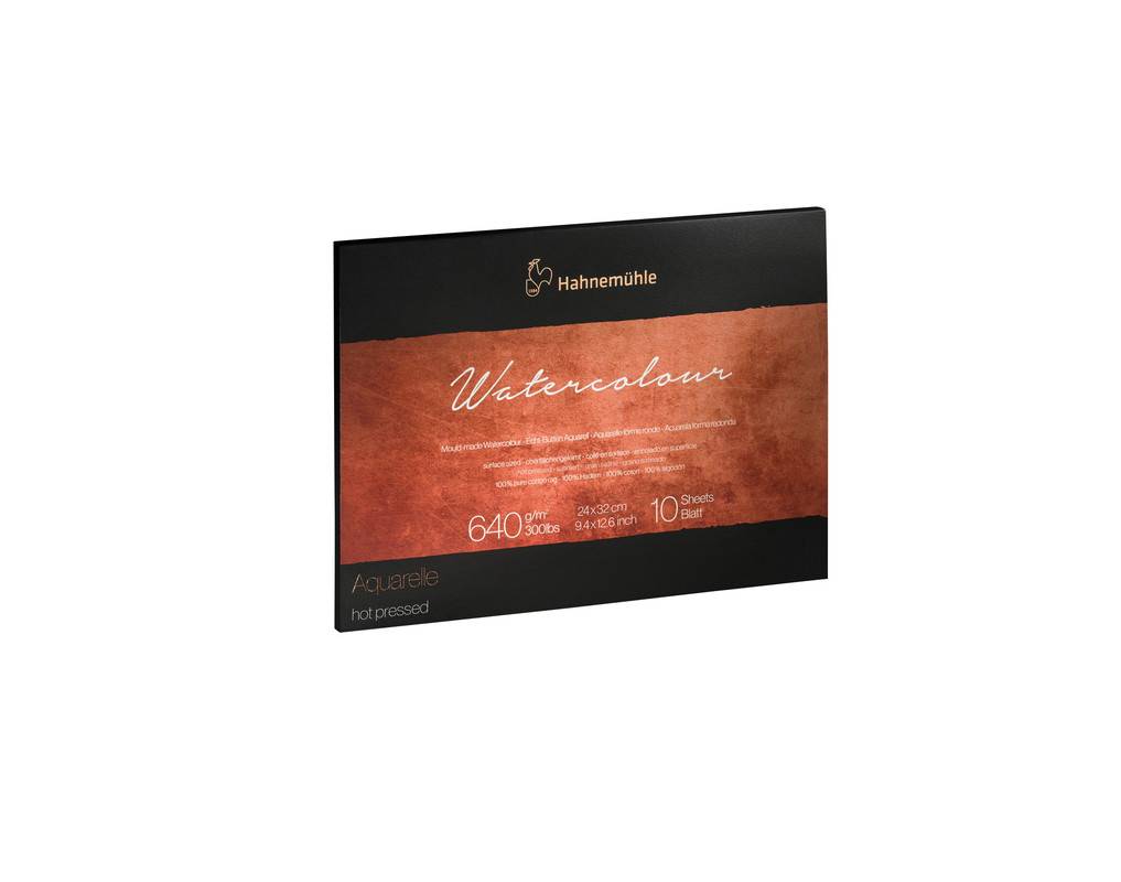 Blok The Collection Watercolour A4 (640g/m2) - za tepla lisovaný