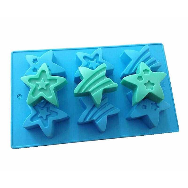 Silikonová forma Hvězdy 6ks