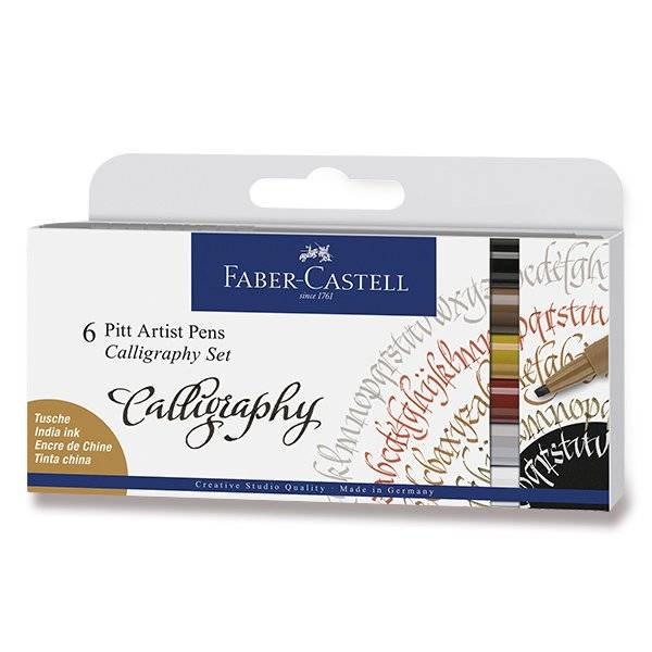 Sada Pitt Artist Pens Calligraphy 6ks