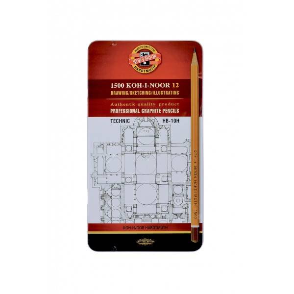 Grafitové tužky (HB - 10H) TECHNIC