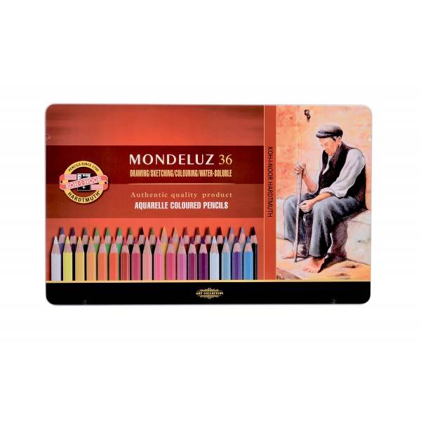 Akvarelové Pastelky Mondeluz 36 ks