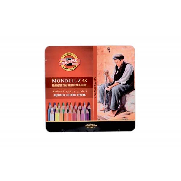Akvarelové Pastelky Mondeluz 48 ks
