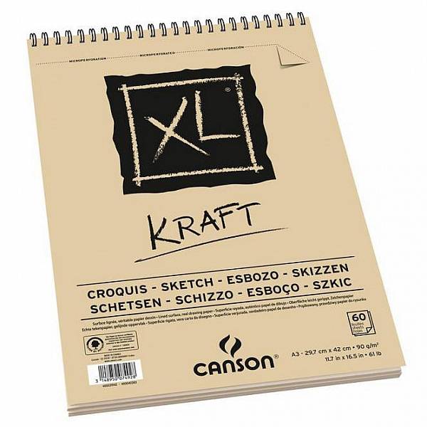 Blok XL Kraft A3 kroužkový