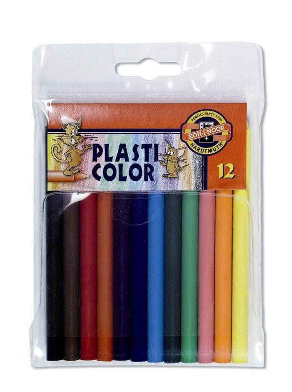 Sada pastelek PLASTI COLOR 12ks